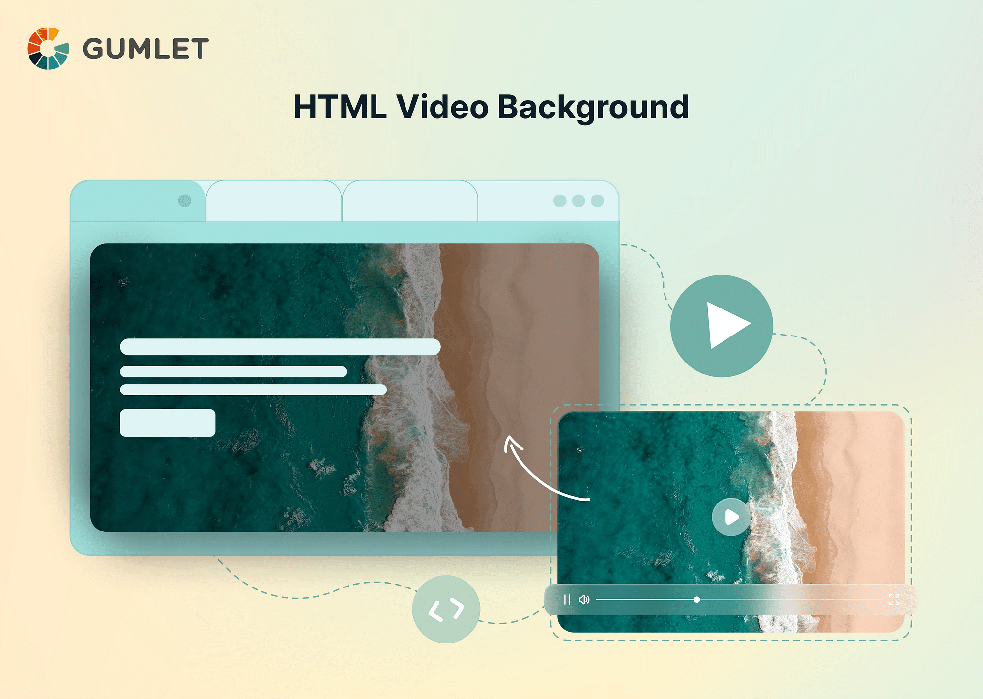 How to add a video background in HTML?