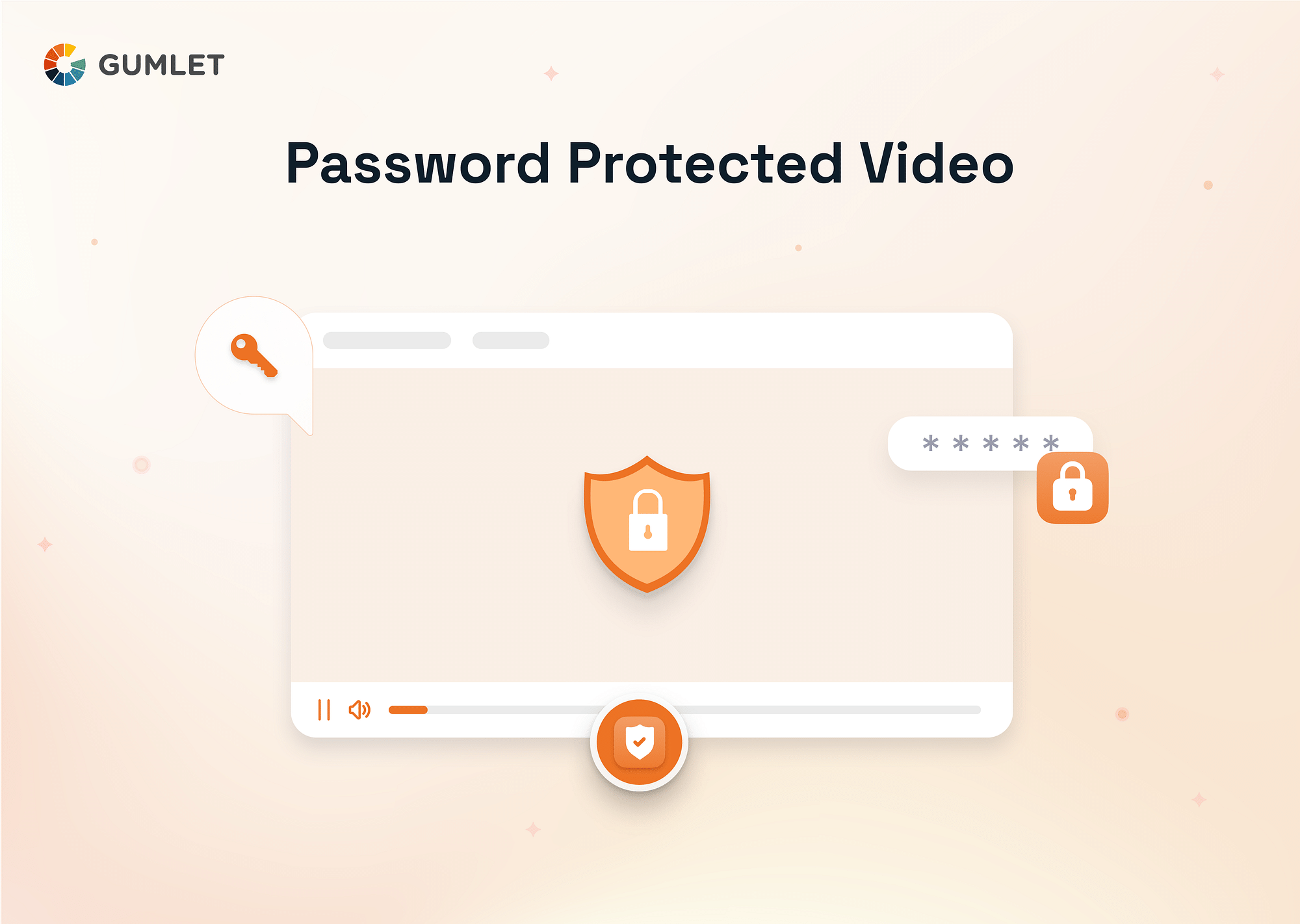 How to enable password protection for your videos?