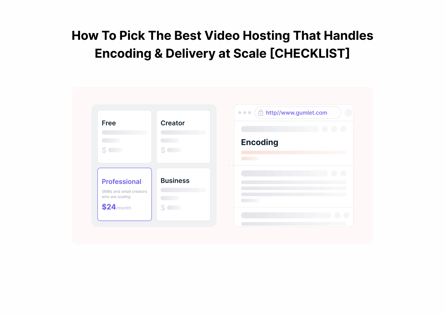 How To Pick The Best Video Hosting That Handles Encoding and Delivery at Scale [Checklist]