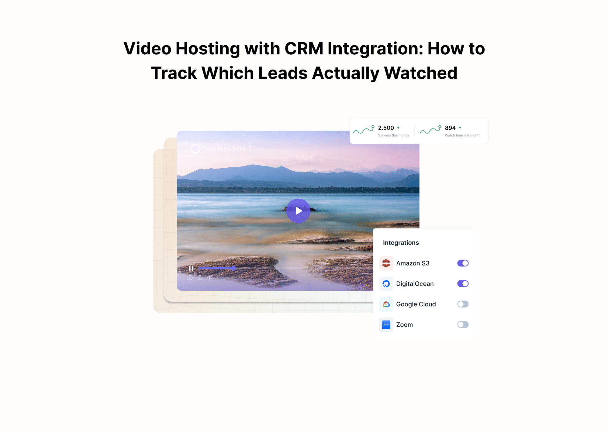 Video Hosting with CRM Integration: How to Track Which Leads Actually Watched