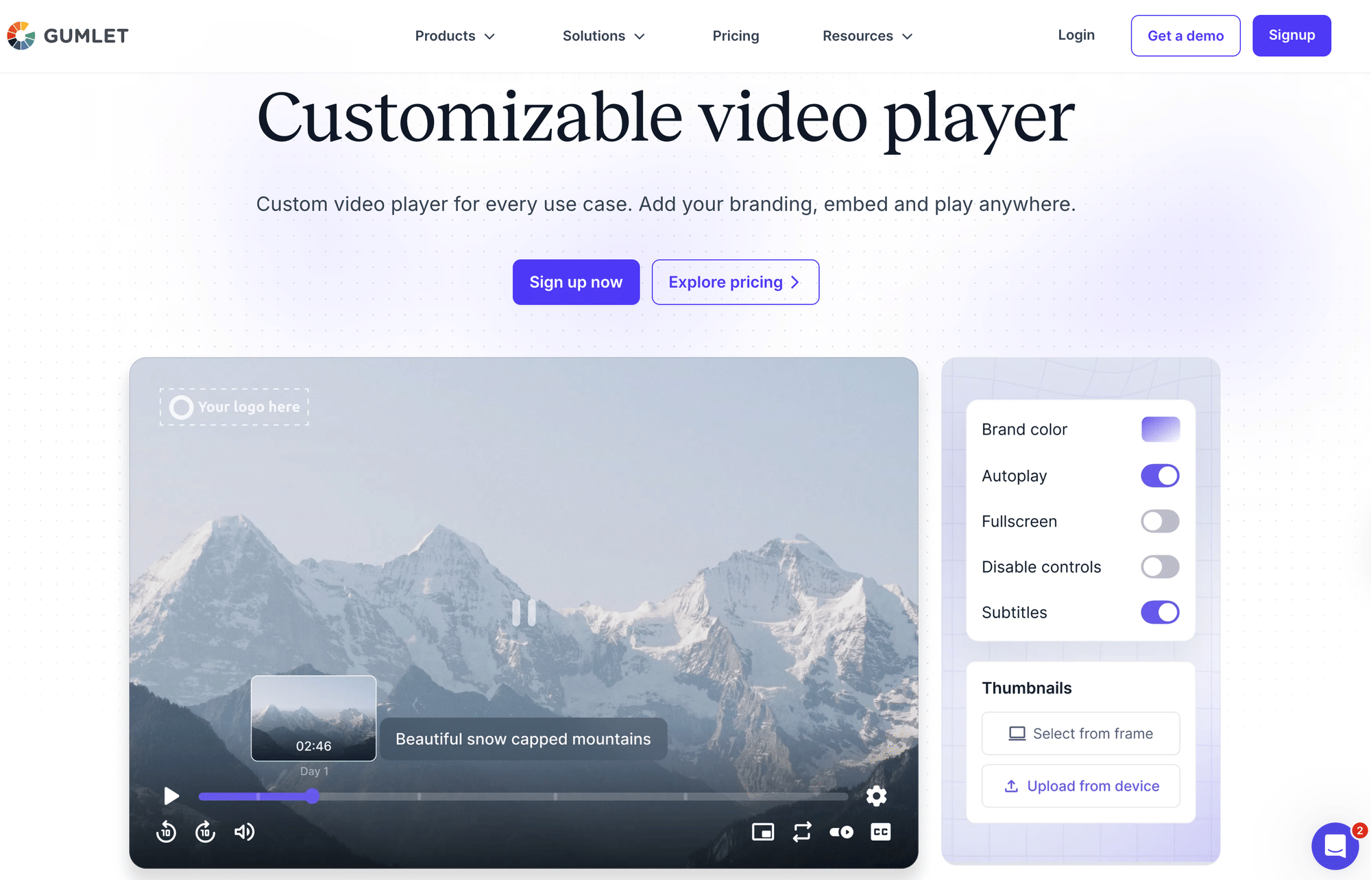 Gumlet's ad-free video player for enterprises
